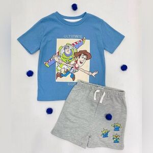 Toy Story shorts outfit